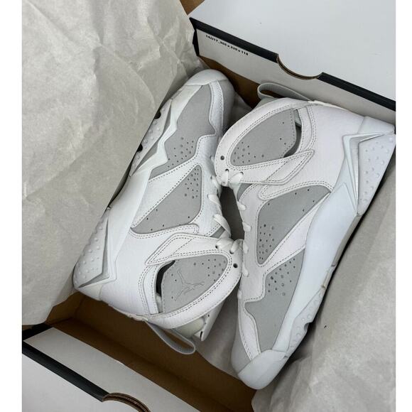 Air Jordan 7 retro bg white metallic silver - Picture 4 of 10